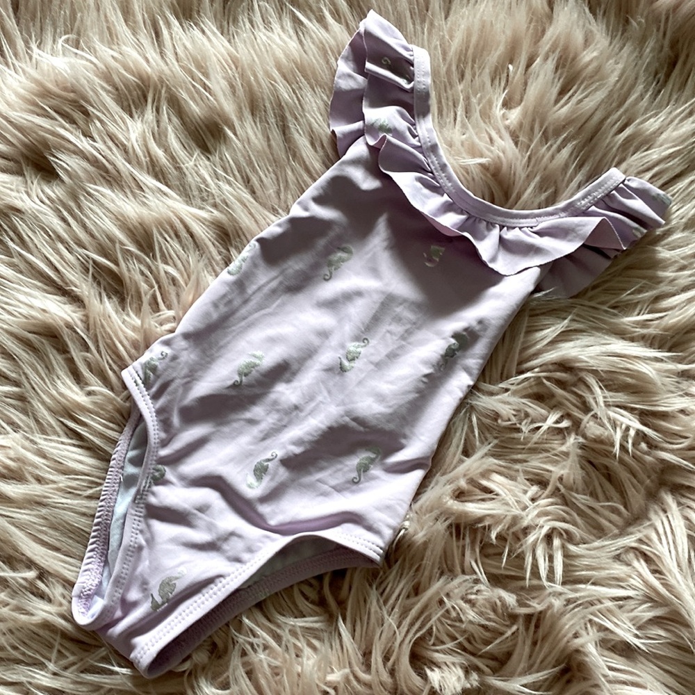 Seahorse Bathing Suit 6-12m